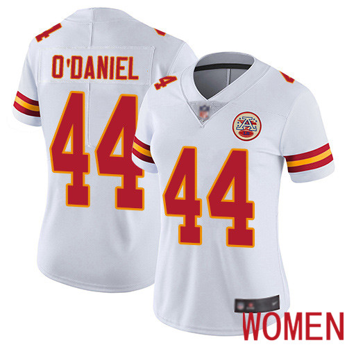 Women Kansas City Chiefs #44 ODaniel Dorian White Vapor Untouchable Limited Player Nike NFL Jersey->youth nfl jersey->Youth Jersey
